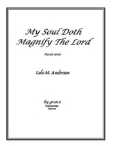 My Soul Doth Magnify the Lord Unison choral sheet music cover
